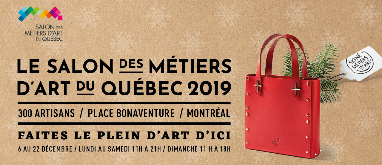Salon des métiers d'art du Québec 2019 : liste des exposants