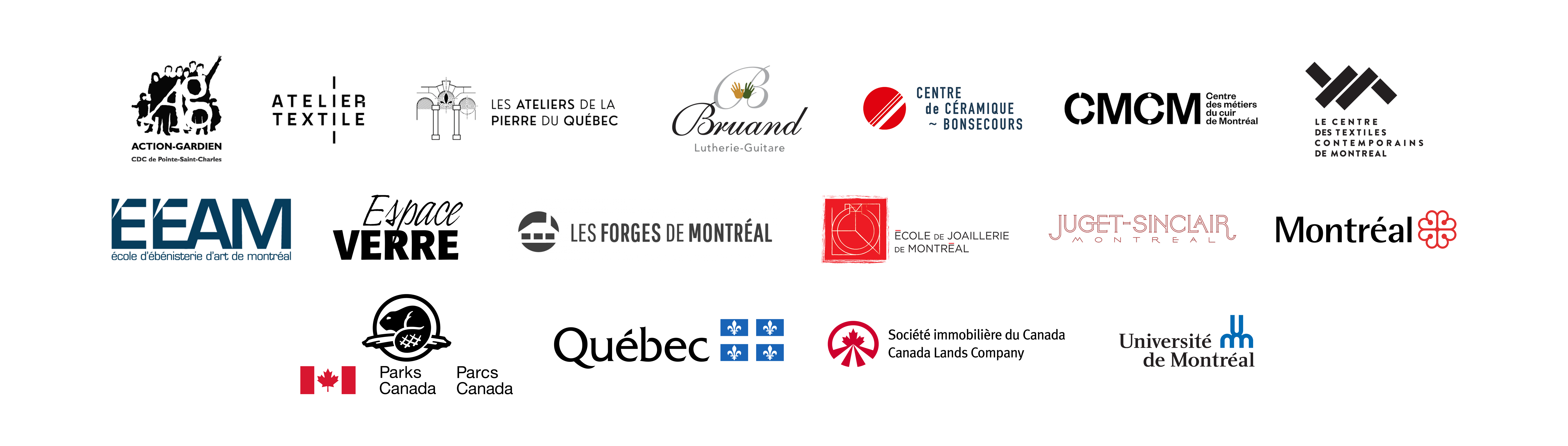 Logos partenaires QMA