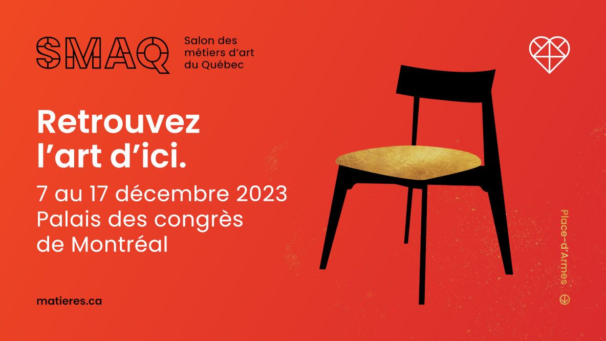 Bannière du Salon des métiers d’art du Québec - 2023