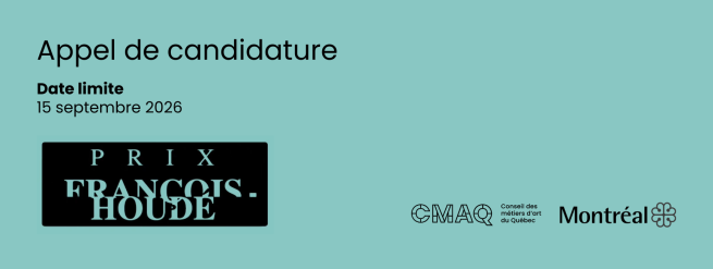 Appel de candidature - Prix Fran&ccedil;ois-Houd&eacute;