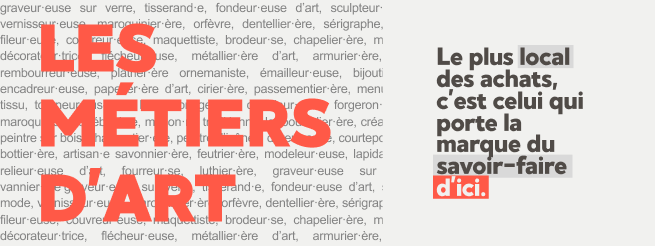 Le plus local des achats, c&rsquo;est celui qui porte la marque du savoir-faire d&rsquo;ici