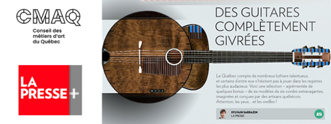 Lutherie qu&eacute;b&eacute;coise - Des guitares compl&egrave;tement givr&eacute;es
